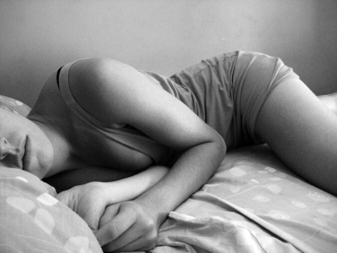 girl, sleeping